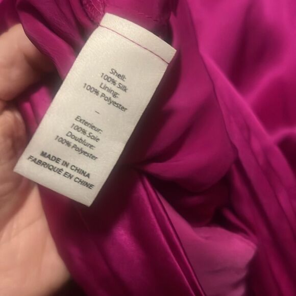 NWT Fuchsia Cinq A Sept Long Sleeve Top Size Medium - Picture 6 of 7